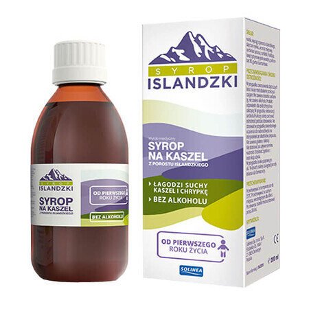 Sirop islandais contre la toux, à partir de 1 an, sans alcool, 200 ml