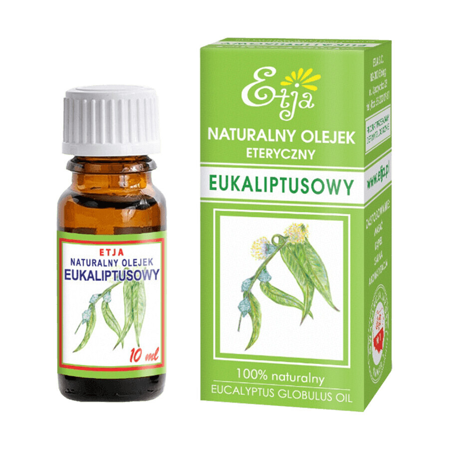 Etja, ulei esențial natural de eucalipt, 10 ml