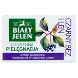 Biały Jeleń Daily Care, pain de savon naturel, sureau noir et lin, 100 g