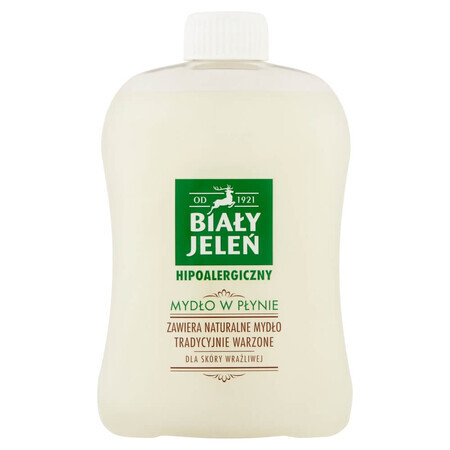 Biały Jeleń Hypoallergénique, savon liquide, recharge, 500 ml