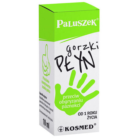 Kosmed Paluszek, liquide amer anti-rongement des ongles, 10 ml