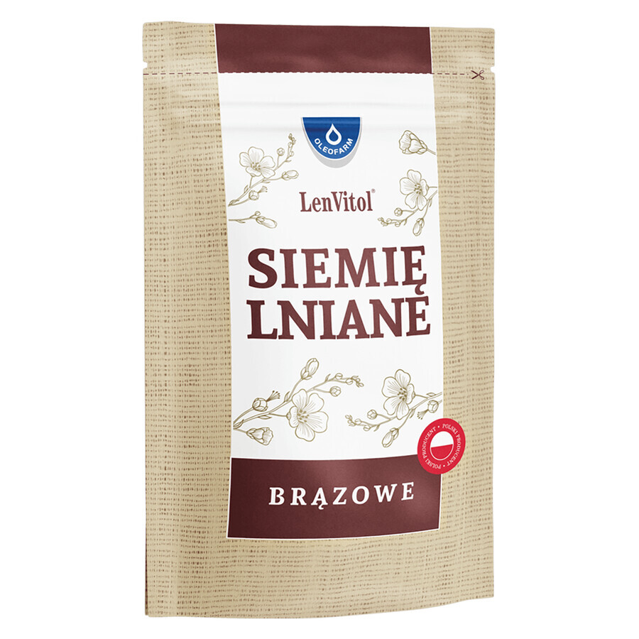 Oleofarm LenVitol, graines de lin brun, 450 g