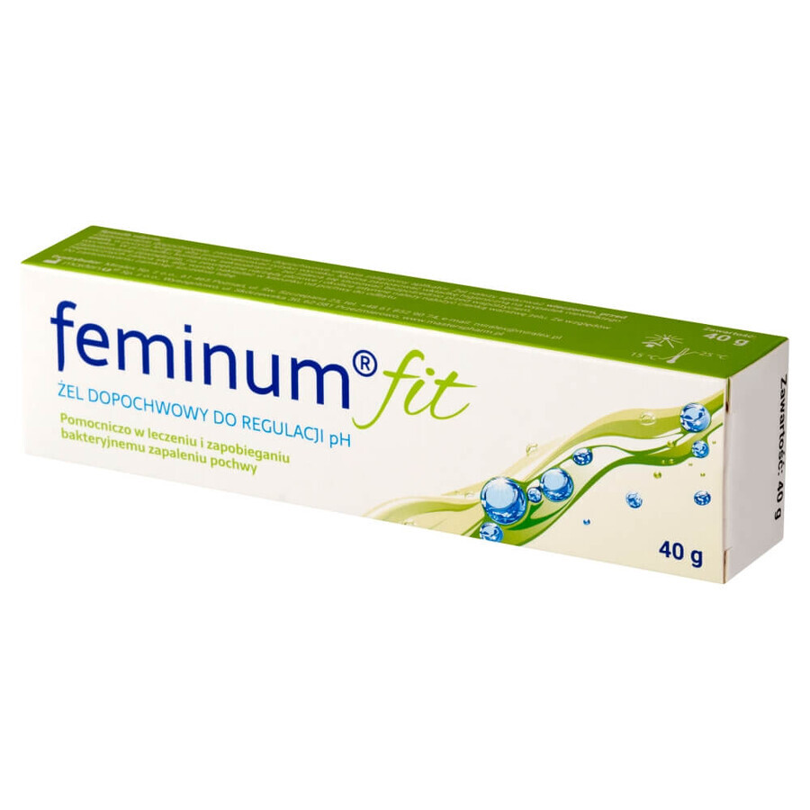 Feminum fit, gel vaginal pour la régulation du pH, 40 g