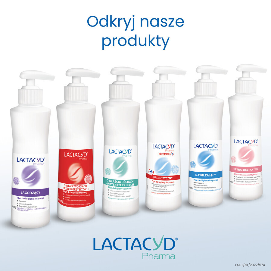 Lactacyd Pharma, liquide d&#39;hygiène intime aux propriétés antibactériennes, 250 ml