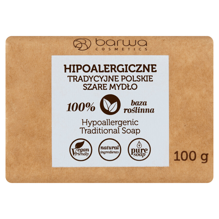 Sapone Naturale Polacco Tradizionale Grigio, 100g