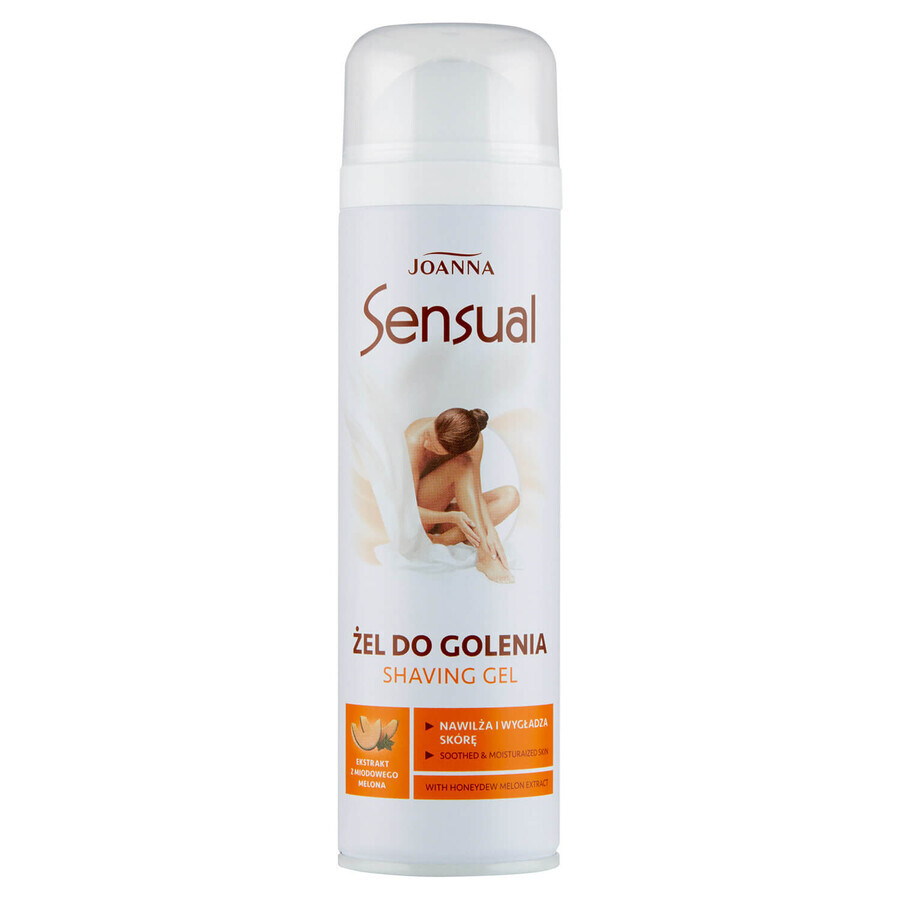 Joanna Sensual, gel à raser pour femme à l&#39;extrait de melon miel, 200 ml