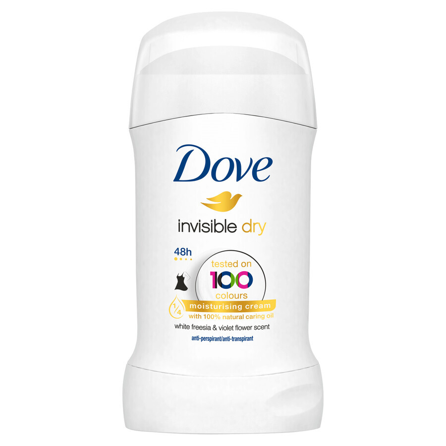 Dove Invisible Dry, bâton anti-transpirant, 40 ml