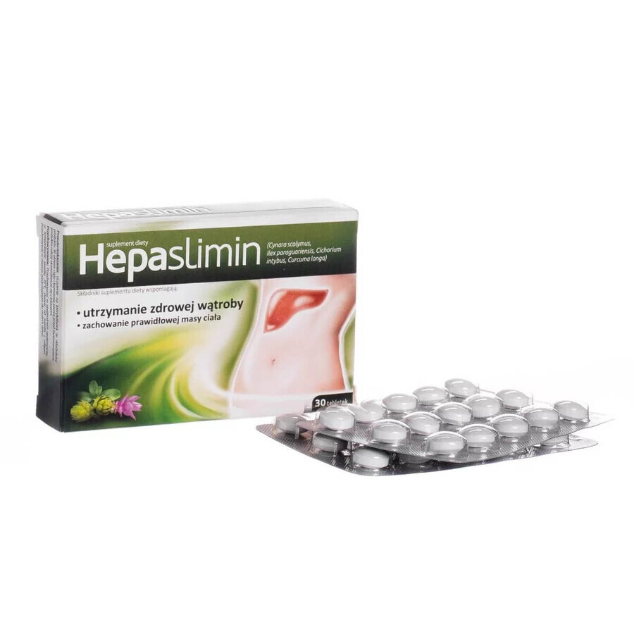 Hépaslimine, 30 comprimés