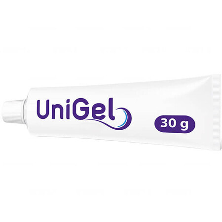 UniGel, gel hydrophile pour le traitement des plaies cutanées superficielles, 30 g