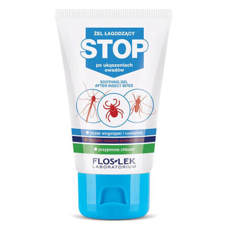 Flos-Lek Stop, gel apaisant après piqûres d&#39;insectes, 50 ml