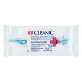 Cleanic Antibacterial, lingettes rafraîchissantes avec liquide antibactérien, 15 pièces