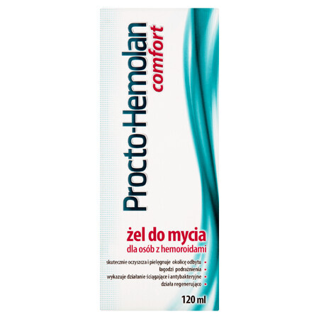 Procto-Hemolan Confort, gel lavant pour personnes souffrant d&#39;hémorroïdes, 120 ml