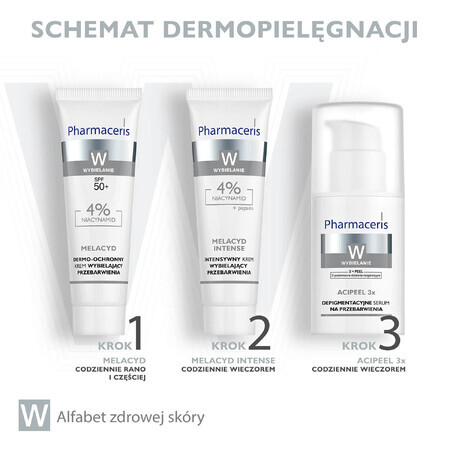 Pharmaceris W Acipeel 3x, sérum dépigmentant pour décolorations, 30 ml