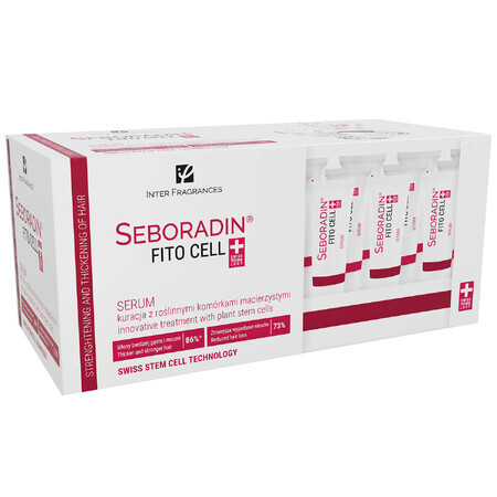 Seboradin FitoCell, ser de stimulare a creșterii părului, 6 g x 15 tuburi