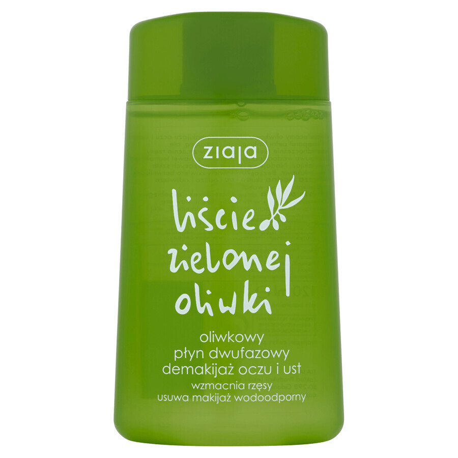 Ziaja Green Olive Leaves, biphasic cleanser for eyes and lips, 120 ml