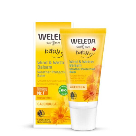 Baume de protection intensive contre le vent et le froid pour les bébés, 30 ml, Weleda