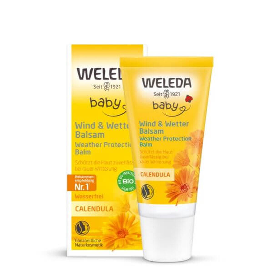 Baume de protection intensive contre le vent et le froid pour les bébés, 30 ml, Weleda