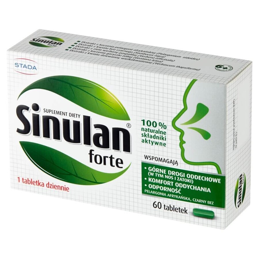 Sinulan Forte, 60 comprimés