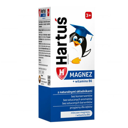 Hartu Magnesium + Vitamin B6 Sirup für Kinder ab 3 Jahren 120ml