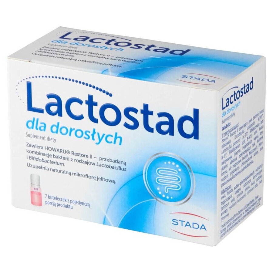 Lactostad pour adultes, 7 bouteilles