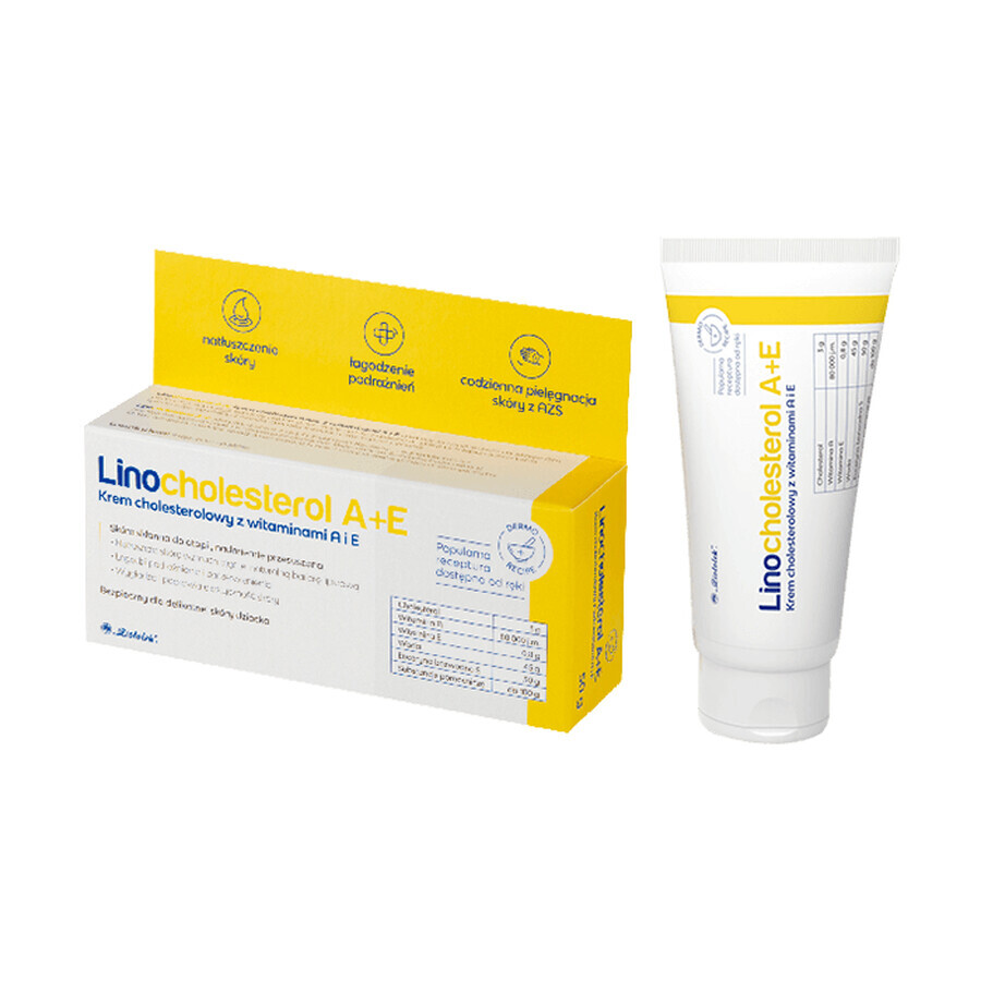 Lincholestérol A+E, crème cholestérol aux vitamines A et E, 50 g