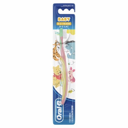 Oral-B Baby, brosse à dents pour enfants, 0-2 ans, souple, 1 pièce