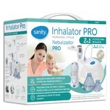 Sanity Pro 2in1 Piston Inhaler with Nosalek Jet Irrigator Clean and Inhale