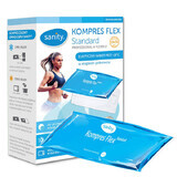 Sanity Flex, compresse de gel dans une housse, standard, 10 cm x 26 cm, 1 pièce