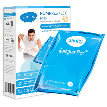 Fascia Elastica Compressiva Sanity Flex Max 21 x 30 cm