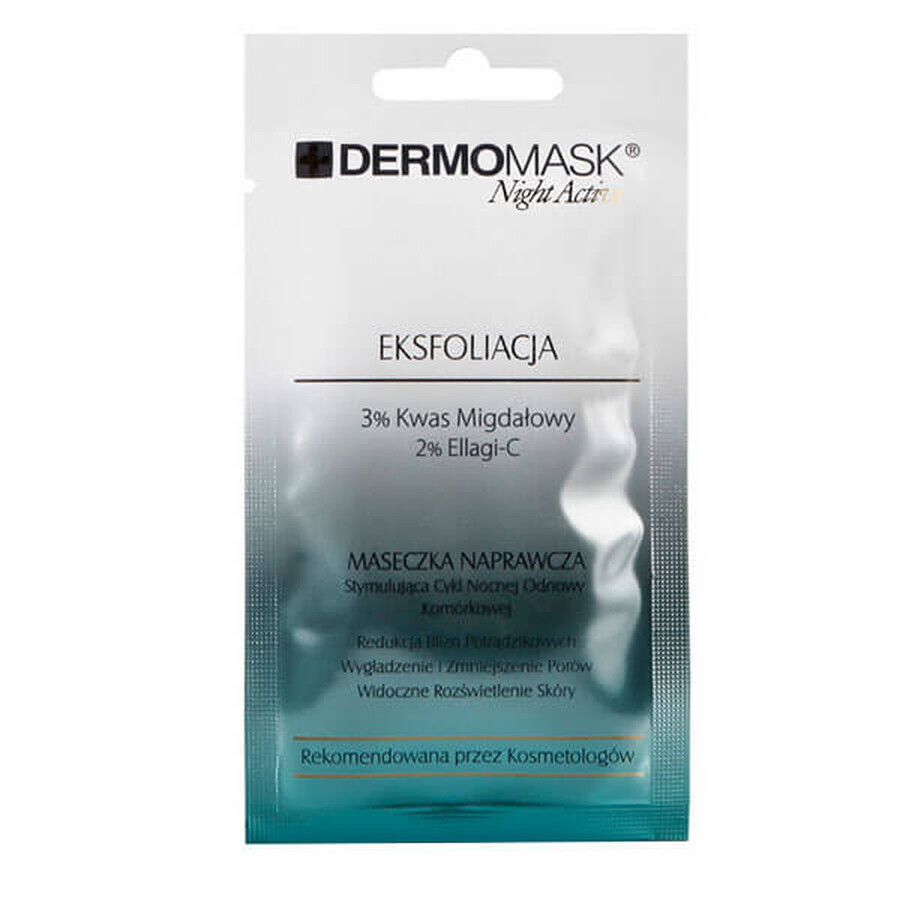 L&#39;Biotica Dermomask, masque réparateur, Exfoliation, 12 ml