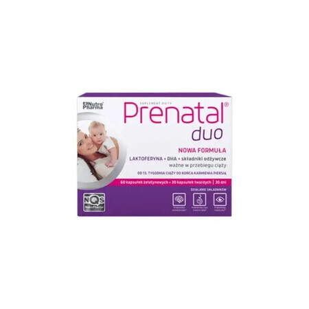 Prenatal Duo, 30 capsule rigide + 60 capsule in gel