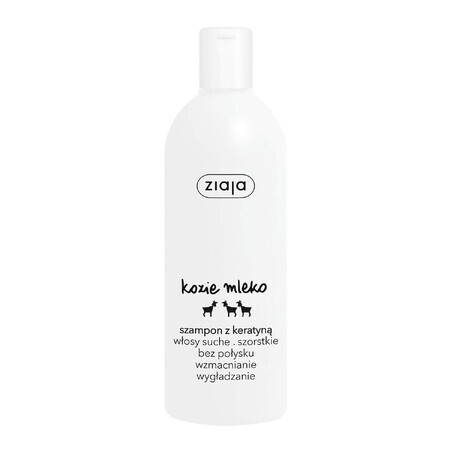 Ziaja Ziegenmilch, Shampoo mit Keratin, 400 ml