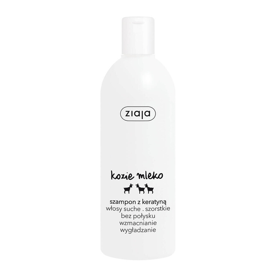 Ziaja Latte di capra, shampoo alla cheratina, 400 ml