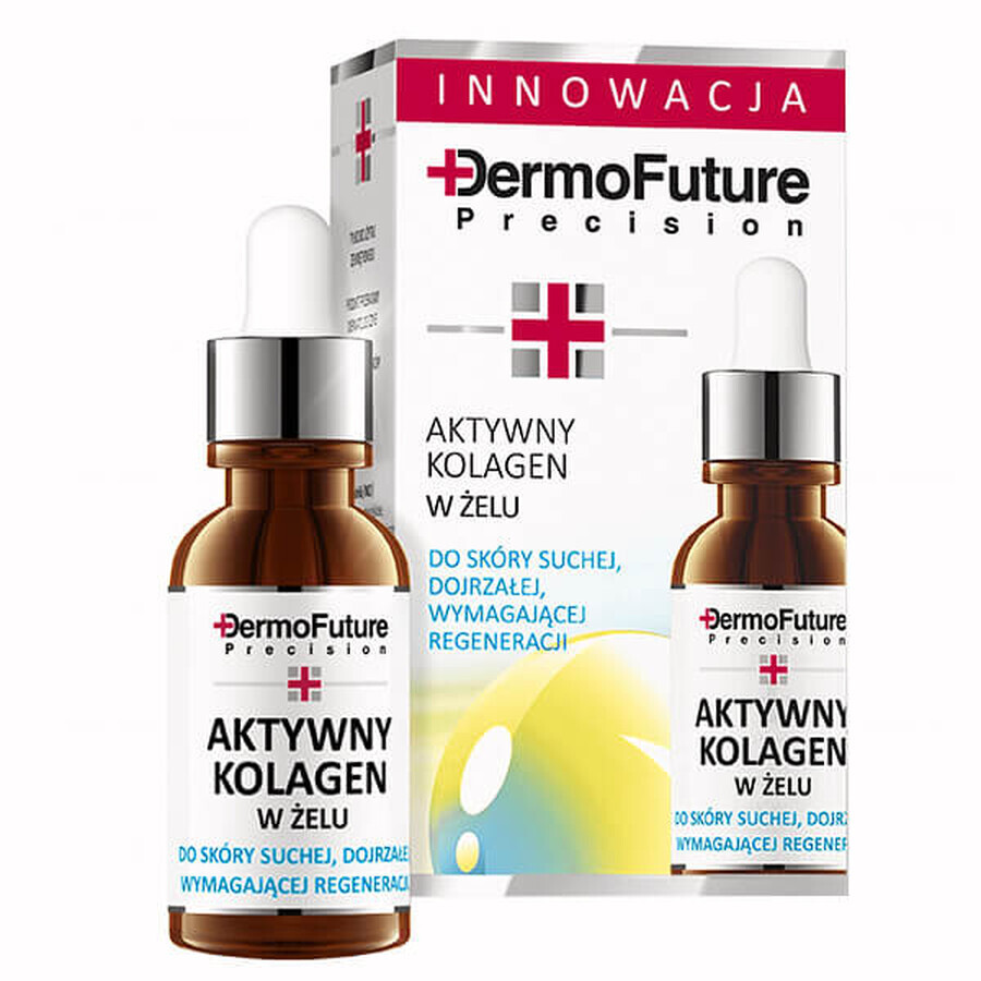 Gel Rigenerante al Collagene Dermofuture, Pelle Secca e Matura, 20ml