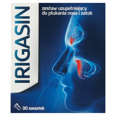 Irigasin, Ergänzungsset zur Nasen- und Nebenhöhlenspülung, 30 Beutel