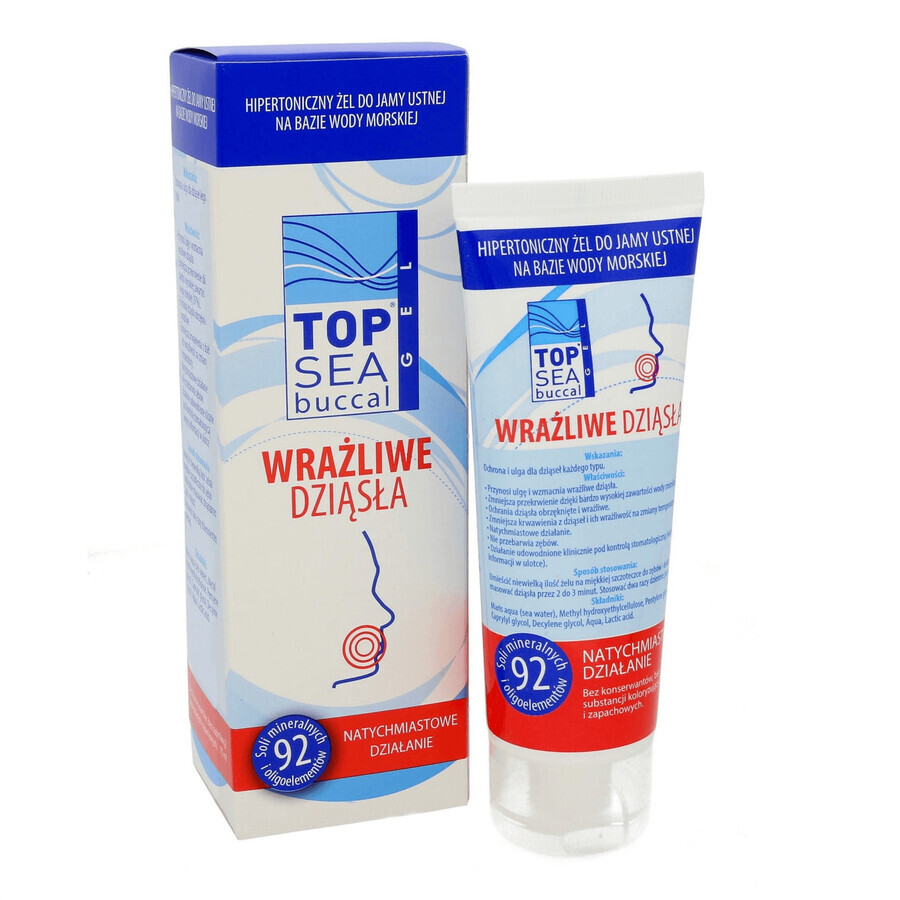 Top Sea, Mundgel, 75 ml: Oceanische Frische, Mundgel, 75 ml