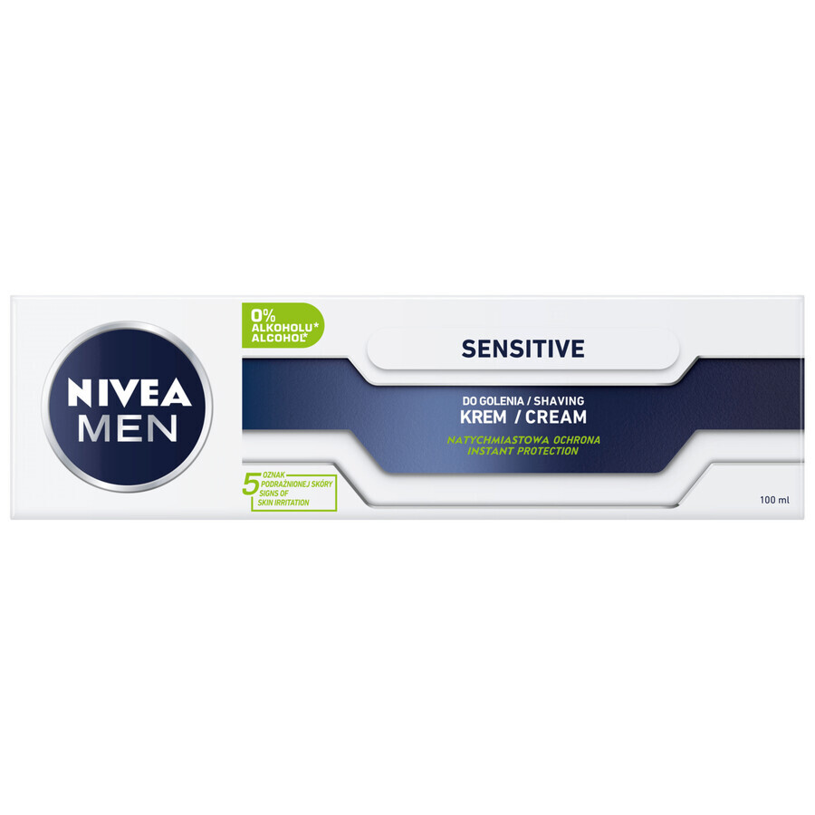 Nivea Men Sensitive, shaving cream, 100 ml