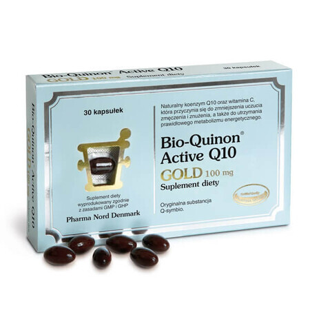 Pharma Nord Bio-Quinon Actif Q10 Or 100 mg, 30 gélules