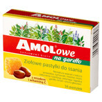 AMOLowe Throat Lozenges, Herbal Lozenges with Honey and Vitamin C, 16 Count