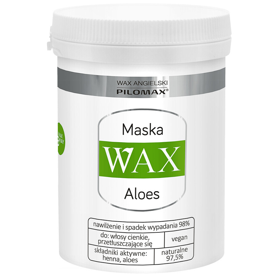 CIRE Pilomax, Aloe, masque régénérant pour cheveux fins, 240 ml