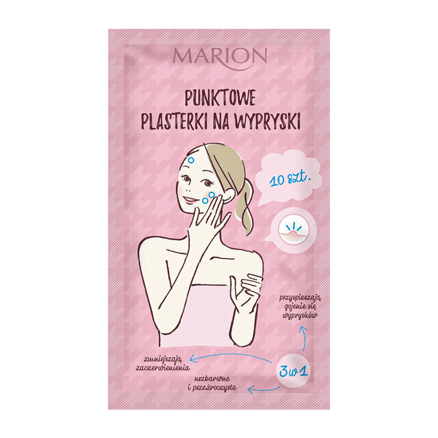 Marion, patchs anti-boutons, 10 pièces