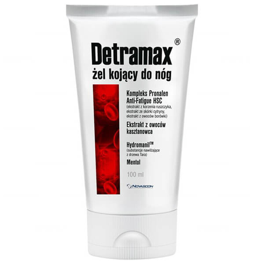 Detramax, gel apaisant pour les jambes, 100 ml