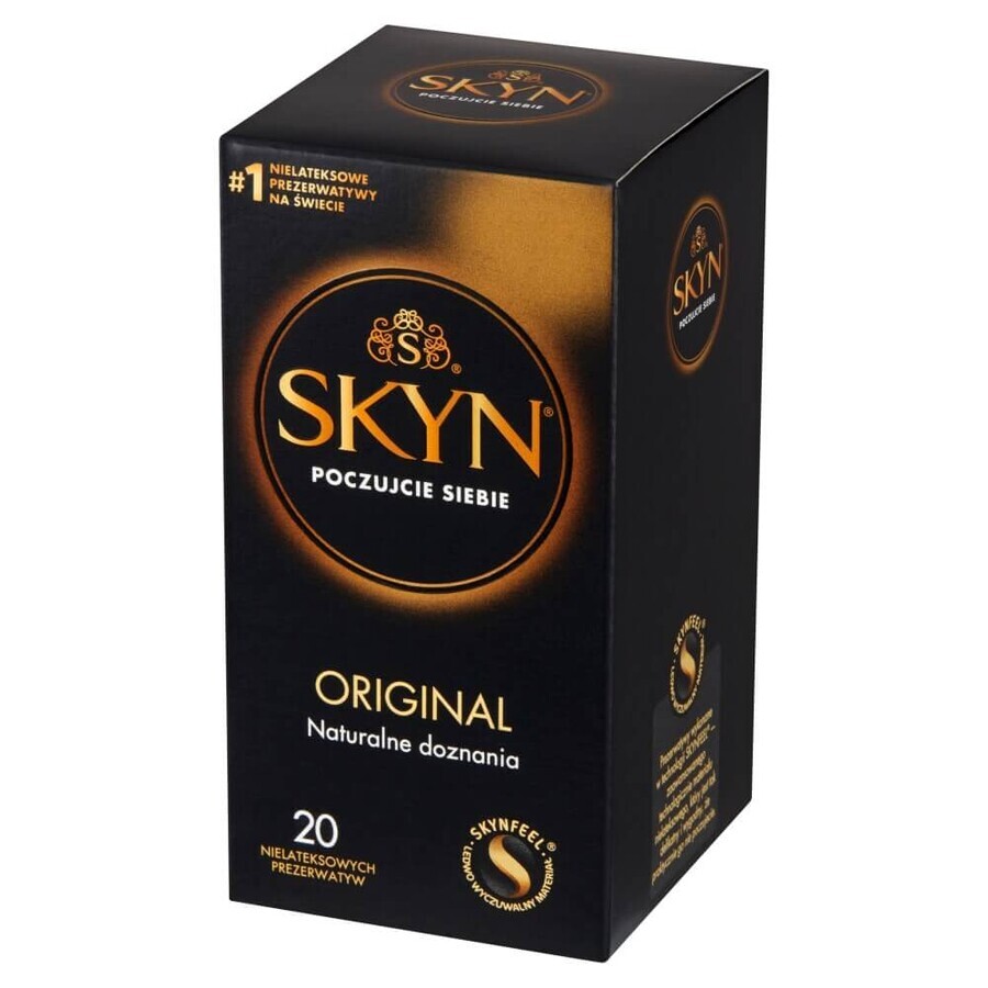 Unimil Skyn Original - Confezione da 20 preservativi senza lattice