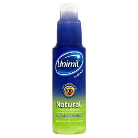 Unimil Natural, gel intime hydratant, 100 ml