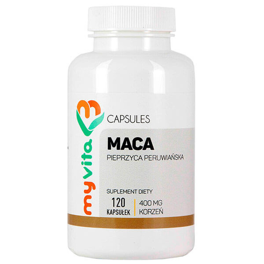 Integratore Alimentare Maca 120 Capsule - Salute e Benessere con MyVita