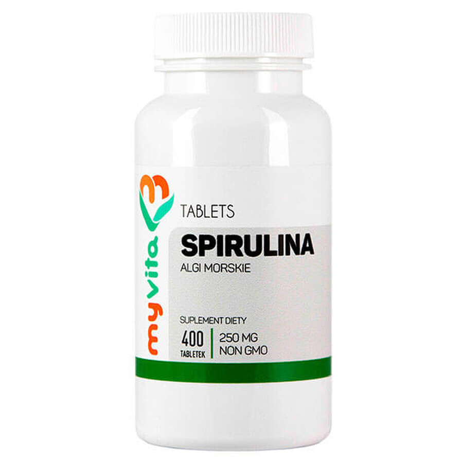 MyVita Spiruline, algues marines, 400 comprimés