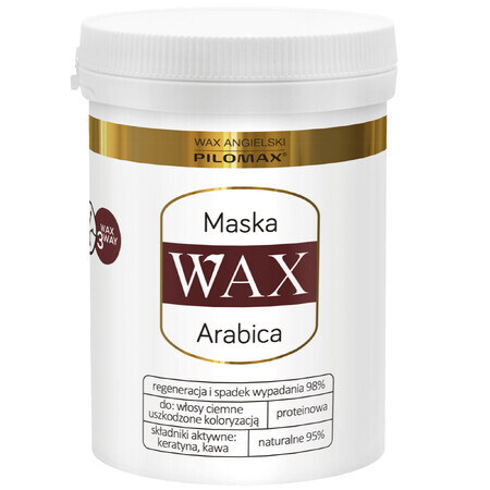 CIRE Pilomax, Color Care, Arabica, masque régénérant pour cheveux foncés, 240 ml