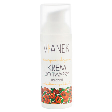 Vianek, Cremă de zi nutritivă cu extract de rădăcină de cicoare, 50 ml