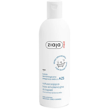 Ziaja Med AZS Dermatological Treatment, hydraterende verzachtende badbasis, 270 ml