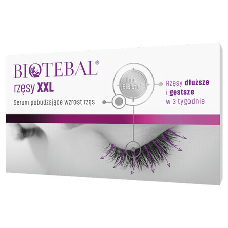 Biotebal Cils XXL, sérum stimulant la croissance des cils, 3 ml